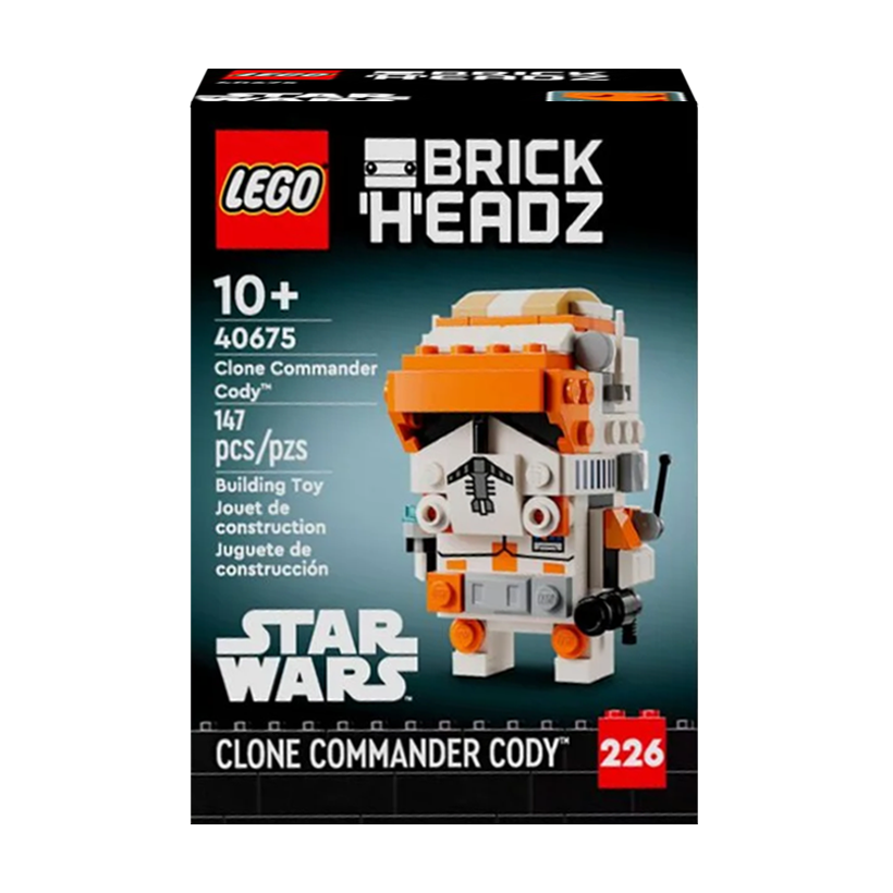 Конструктор Lego Brick Headz Comandante Clone Cody Star Wars 40675 Новий - Retromagaz