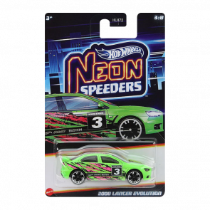 Тематическая Машинка Hot Wheels 2008 Lancer Evolution Neon Speeders 1:64 JCB02 Green Тематическая Машинка Hot Wheels 2008 Lancer Evolution Neon Speeders 1:64 JCB02 Green - Retromagaz