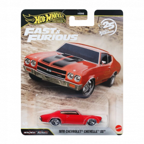 Машинка Premium Hot Wheels 1970 Chevrolet Chevelle SS Fast & Furious 1:64 JHW73 Red - Retromagaz