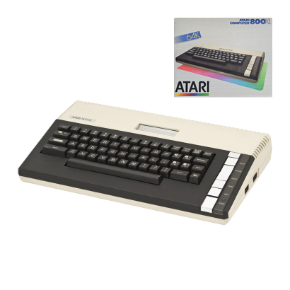 Комп'ютер Atari 800 XL Black + Коробка Без Геймпада Б/У - Retromagaz