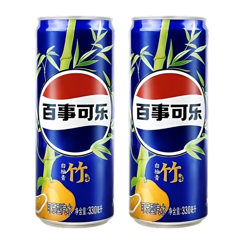 Набір Напій 2шт Pepsi Азійська Bamboo + White Grapefruit 330ml - Retromagaz