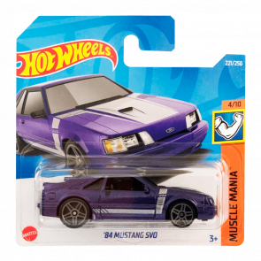 Машинка Базовая Hot Wheels '84 Mustang SVO Muscle Mania 1:64 HCW28 Purple