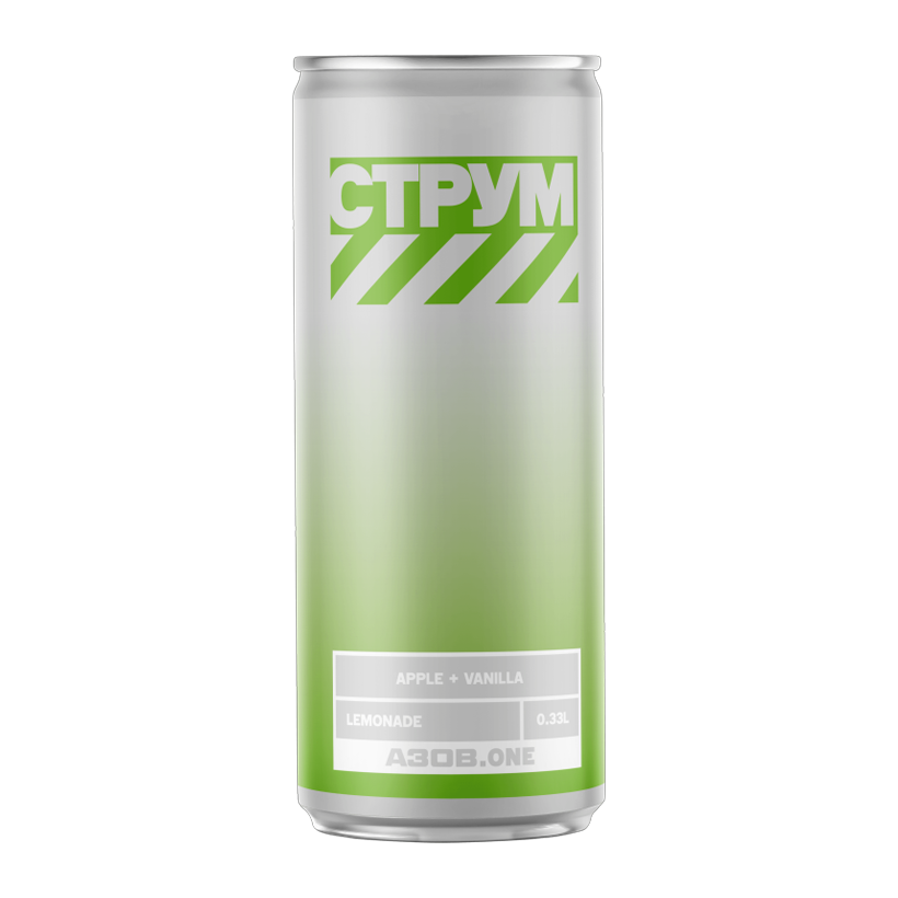 Напиток Underwood Stroom Soda Apple + Vanilla 330ml - Retromagaz