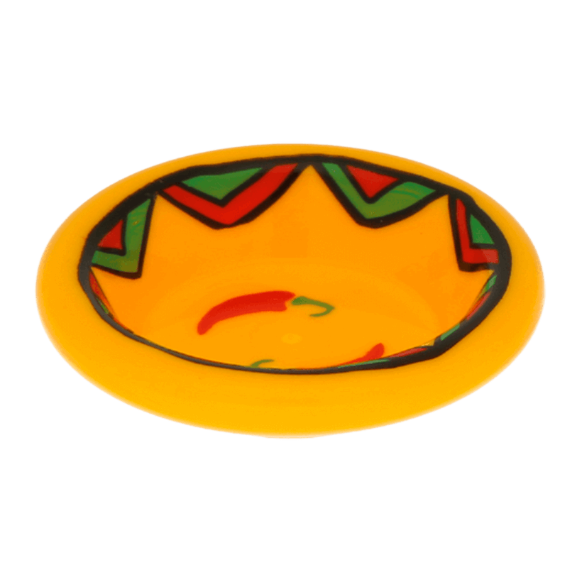 Посуда Lego Dish 3 x 3 with Red Hot Chili Peppers 6256pb04 6058716 Bright Light Orange Б/У - Retromagaz