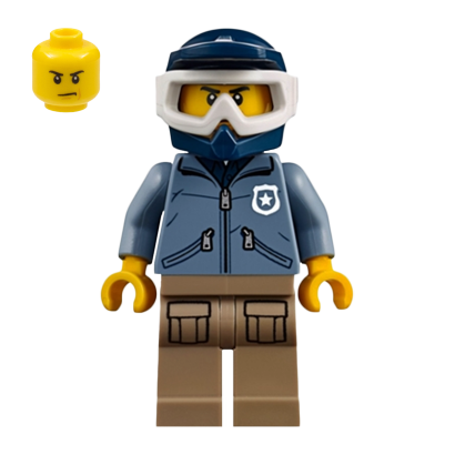 Фигурка Lego 973pb2915 Mountain Officer Male City Police cty0830 1 Б/У - Retromagaz