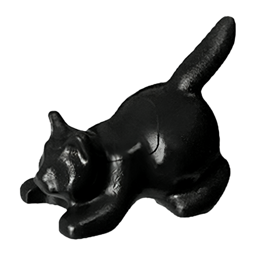 Фігурка Lego Земля Cat Crouching Animals 6251 4100380 4140371 4189031 Black Б/У - Retromagaz