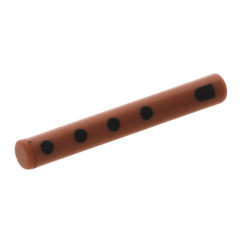 Стержень Lego Обычная with Flute Pattern 3L 87994pb02 6138958 Reddish Brown Б/У - Retromagaz