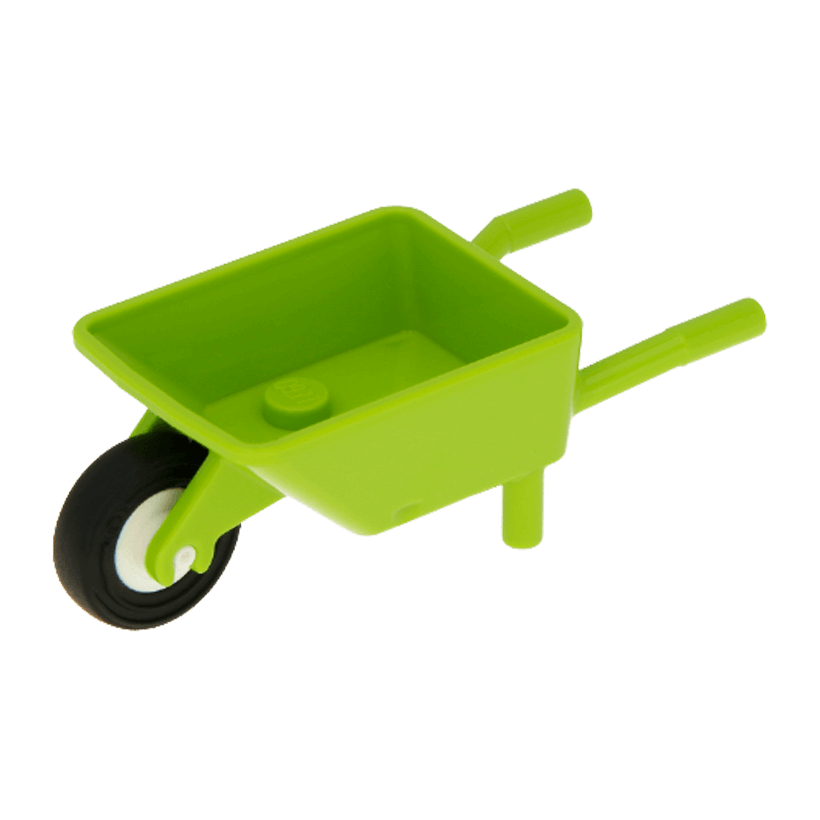 Госп. Інвентар Lego Wheelbarrow Frame 98288c01 6063576 3464 4296997 59895 4516843 Lime Б/У - Retromagaz