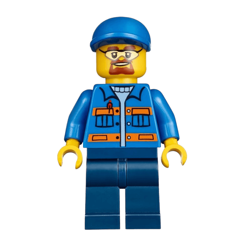 Фігурка Lego Construction 973pb0551 Driver City cty0520 1 Б/У - Retromagaz
