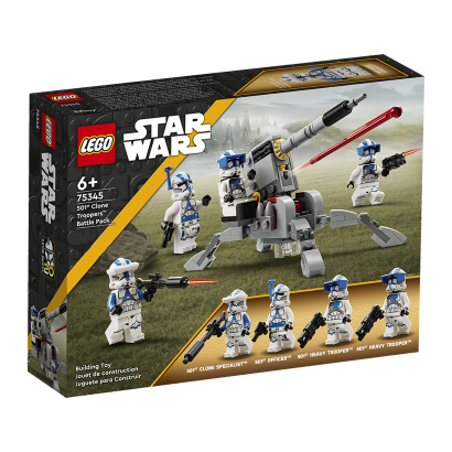 Набір Lego 501st Clone Troopers Battle Pack Star Wars 75345 Новий - Retromagaz