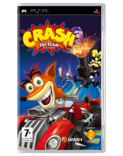 Игра Sony PlayStation Portable Crash Tag Team Racing Английская Версия + Коробка Б/У Хороший - Retromagaz
