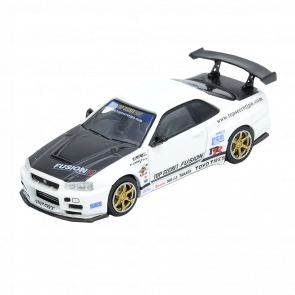 Машинка Premium INNO64 TOP SECRET R34 1:64 IN64-R34TS-WHI White - Retromagaz