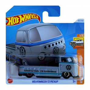 Машинка Базовая Hot Wheels Volkswagen T2 Pickup Hot Trucks 1:64 HTD04 Grey