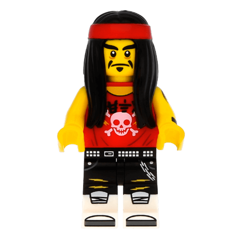 Фігурка Lego Інше Gong & Guitar Rocker Ninjago coltlnm17 Б/У - Retromagaz