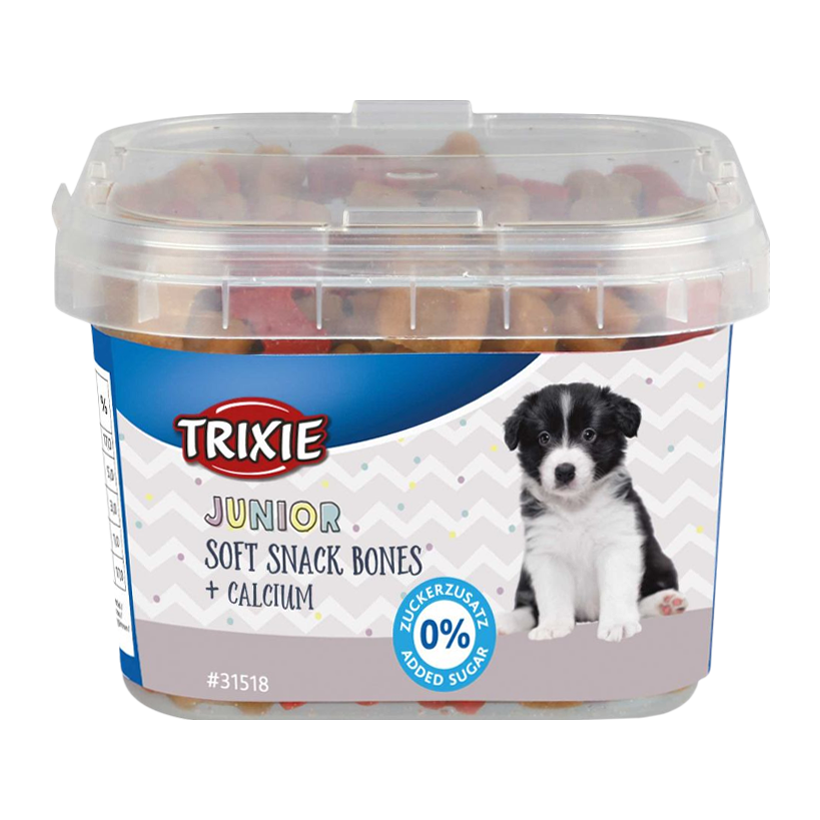 Лакомства для Собак Trixie Junior Soft Snack Bones з Кальцием 140g - Retromagaz
