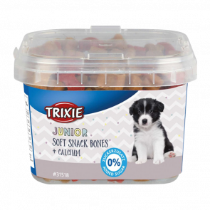 Лакомства для Собак Trixie Junior Soft Snack Bones з Кальцием 140g - Retromagaz