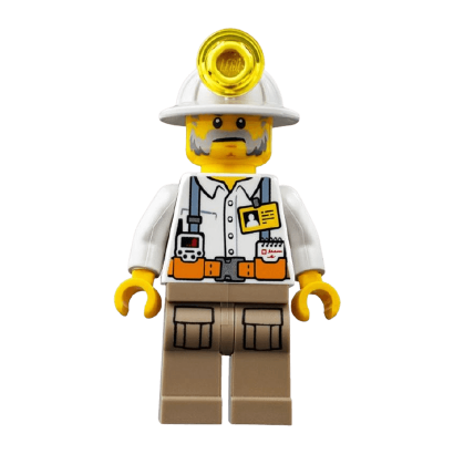 Фігурка Lego 973pb2990 Miner Foreman City Construction cty0876 Б/У - Retromagaz