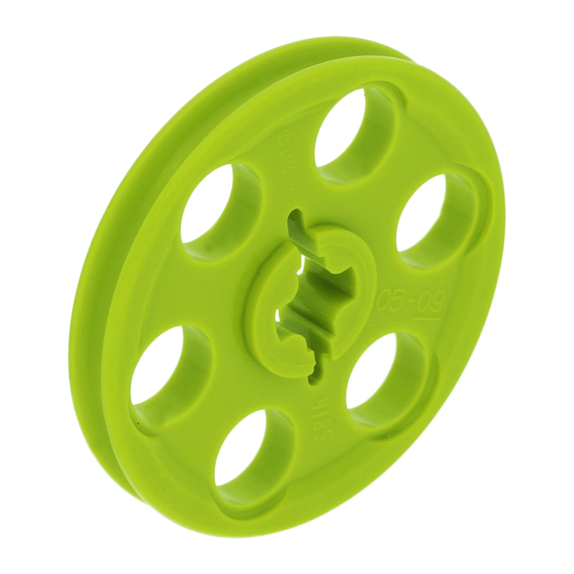 Колесо 4шт Lego Диск Wedge Belt 3 x 3 4185 2786 49750 65668 4494219 6335116 Lime Б/У - Retromagaz