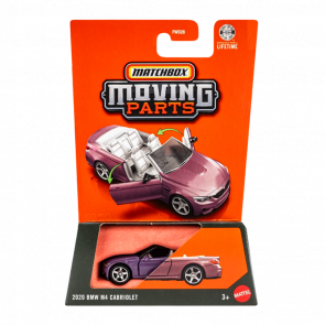 Тематична Машинка Matchbox 2020 BMW M4 Cabriolet Moving Parts 1:64 JHV50 Purple - Retromagaz