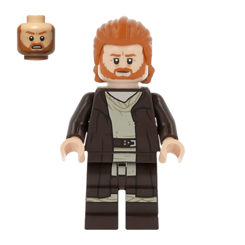 Фигурка Lego Джедай Obi-Wan Kenobi Dark Brown Robe Star Wars sw1227 Б/У - Retromagaz