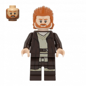 Фігурка Lego Джедай Obi-Wan Kenobi Dark Brown Robe Star Wars sw1227 Б/У