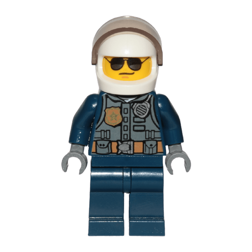 Lego Фигурка City Полицейский 6 cty1001 1 Ориг Б/У О - Retromagaz