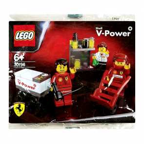 Набор Lego Ferrari F1 Shell V-Power Pit Crew Set Racers 30196 Новый - Retromagaz