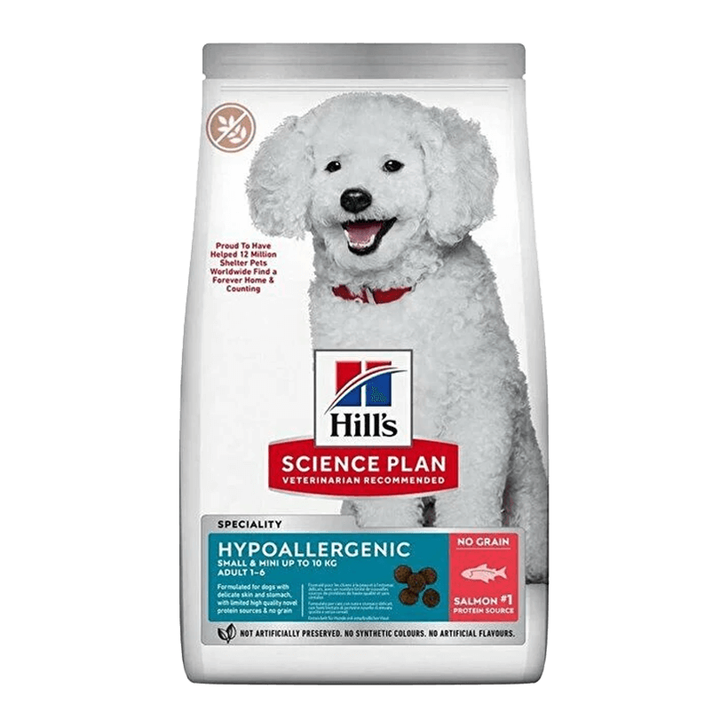 Сухой Корм для Собак Hill's Science Plan Adult Small & Mini Лосось 1,5kg - Retromagaz