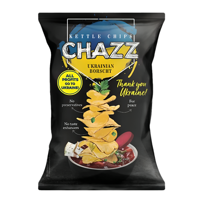 Чипси Chazz Ukranian Borsch 90g - Retromagaz