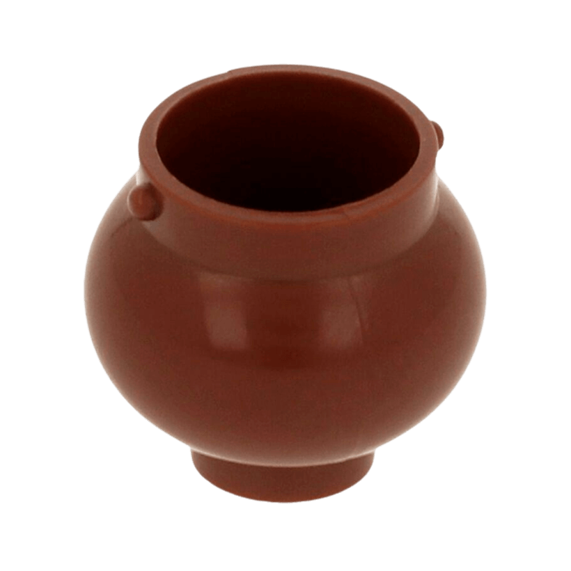 Інше Lego Pot Small with Handle Holders 98374 4652409 6160180 Reddish Brown Б/У - Retromagaz