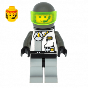 Фігурка Lego Dark Gray Helmet and Radio Torso Space Exploriens sp008 Б/У - Retromagaz