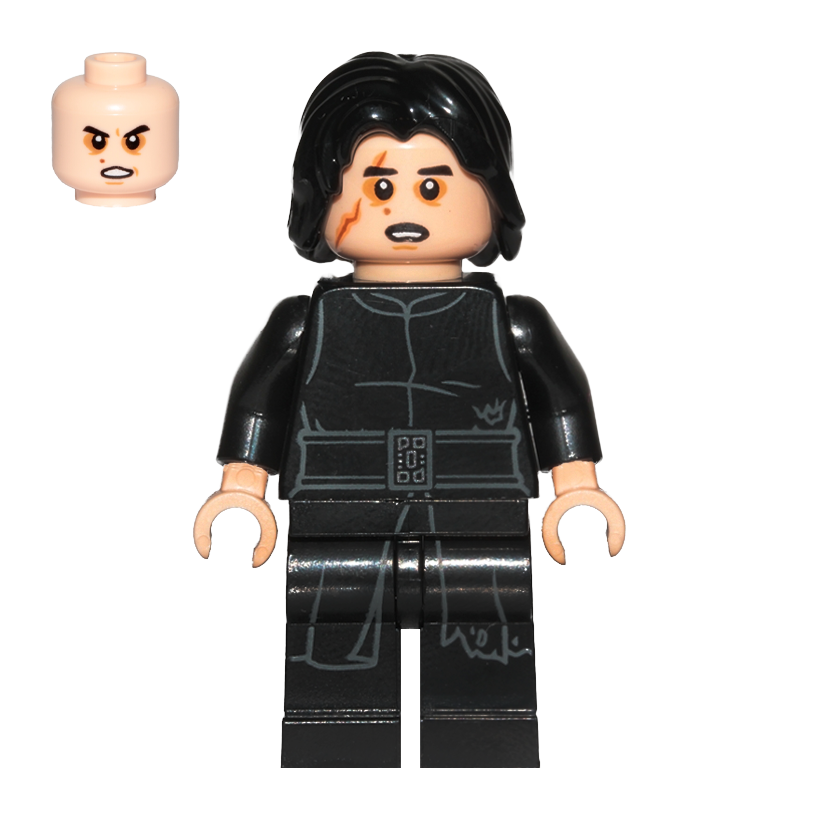 Фигурка Lego Джедай Kylo Ren Tattered Robe Scar Star Wars sw1006 75236 Б/У - Retromagaz