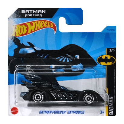 Машинка Базовая Hot Wheels Batman Forever Batmobile Batman 1:64 HKG38 Black - Retromagaz