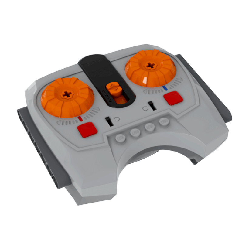Электрика Lego Пульт Power Functions 64227c01 64227 4584345 6019910 6125771 Light Bluish Grey Б/У - Retromagaz