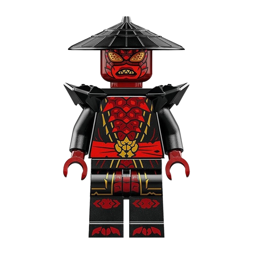 Конструктор Lego Фігурка Drix - Black Shoulder Armor Paper Bag Ninjago njo0964 Новий - Retromagaz