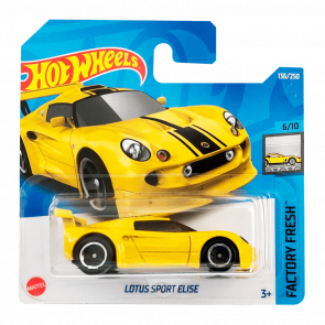 Машинка Базовая Hot Wheels Lotus Sport Elise Factory Fresh 1:64 HCX44 Yellow