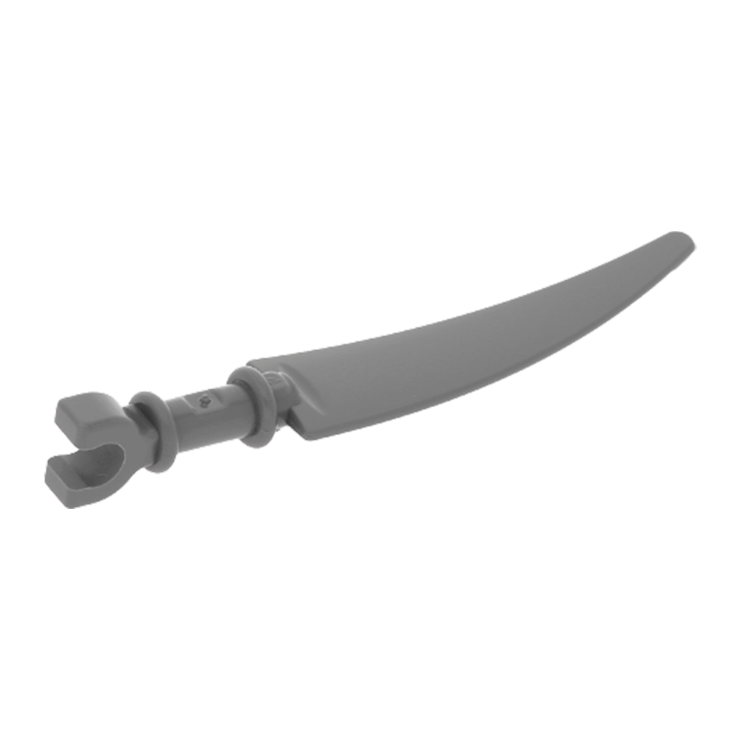 Оружие 2шт Lego Меч Scythe Blade 59229 4509194 Dark Bluish Grey Б/У - Retromagaz