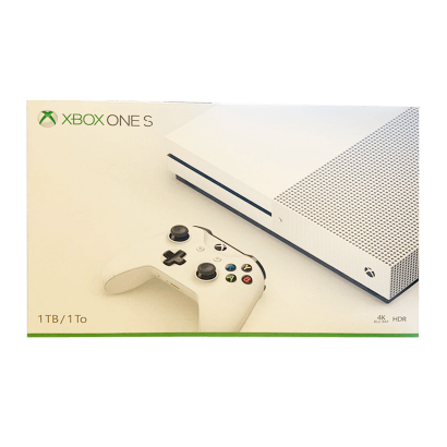 Коробка Microsoft Xbox One S White Б/У - Retromagaz