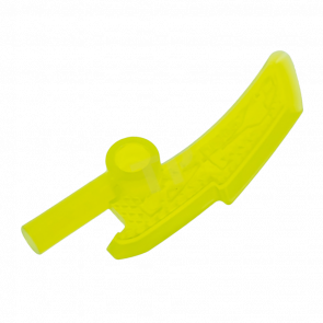 Оружие Lego Топор Blade with Bar Ninjago Jade Blade 18950 6154326 Trans-Neon Green 2шт Б/У