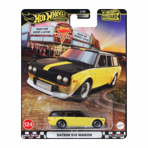 Машинка Premium Hot Wheels Datsun 510 Wagon Boulevard 1:64 JBL21 Yellow Машинка Premium Hot Wheels Datsun 510 Wagon Boulevard 1:64 JBL21 Yellow - Retromagaz