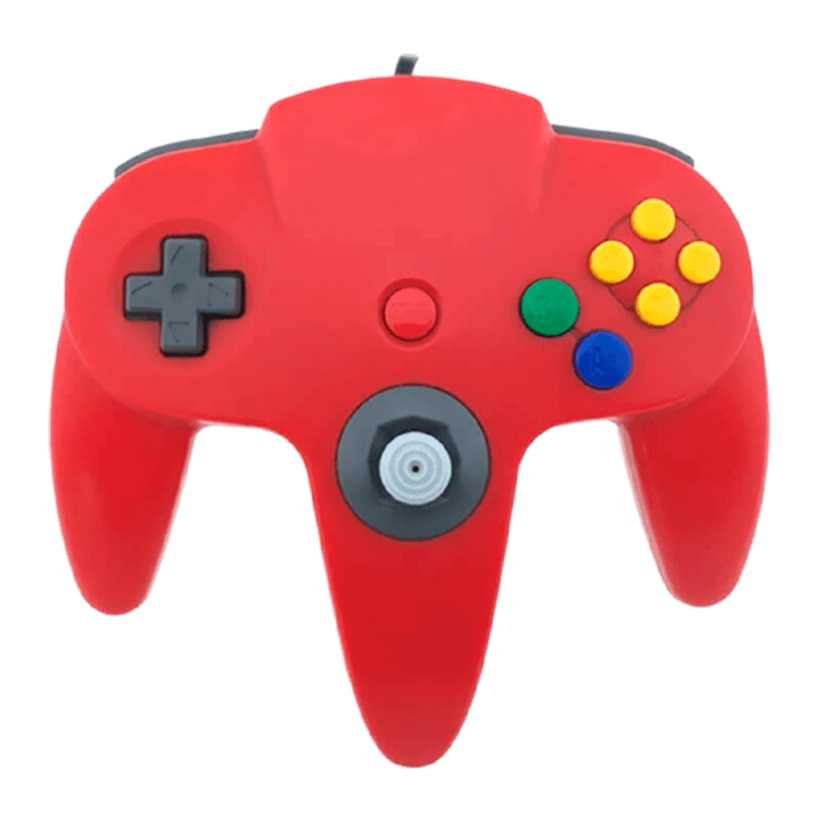Геймпад Проводной RMC N64 Red - Retromagaz