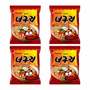 Набір Локшина Nongshim 4шт Ramyun Neoguri з Морепродуктами Гострий Гостра 120g Набір Локшина Nongshim 4шт Ramyun Neoguri з Морепродуктами Гострий Гостра 120g - Retromagaz