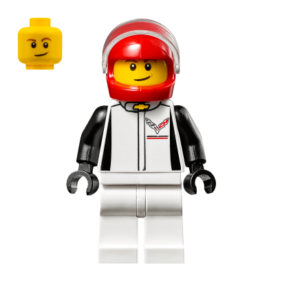 Фігурка Lego Chevrolet Corvette Z06 Driver Інше Speed Champions sc023 Б/У - Retromagaz