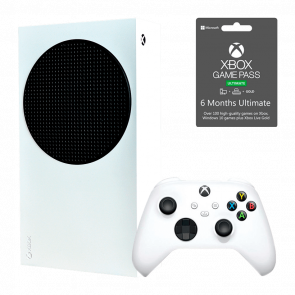 Набір Консоль Microsoft Xbox Series S 512GB (889842651386) White Новий + Підписка Game Pass Ultimate 6 Місяців Набір Консоль Microsoft Xbox Series S 512GB (889842651386) White Новий + Підписка Game Pass Ultimate 6 Місяців - Retromagaz