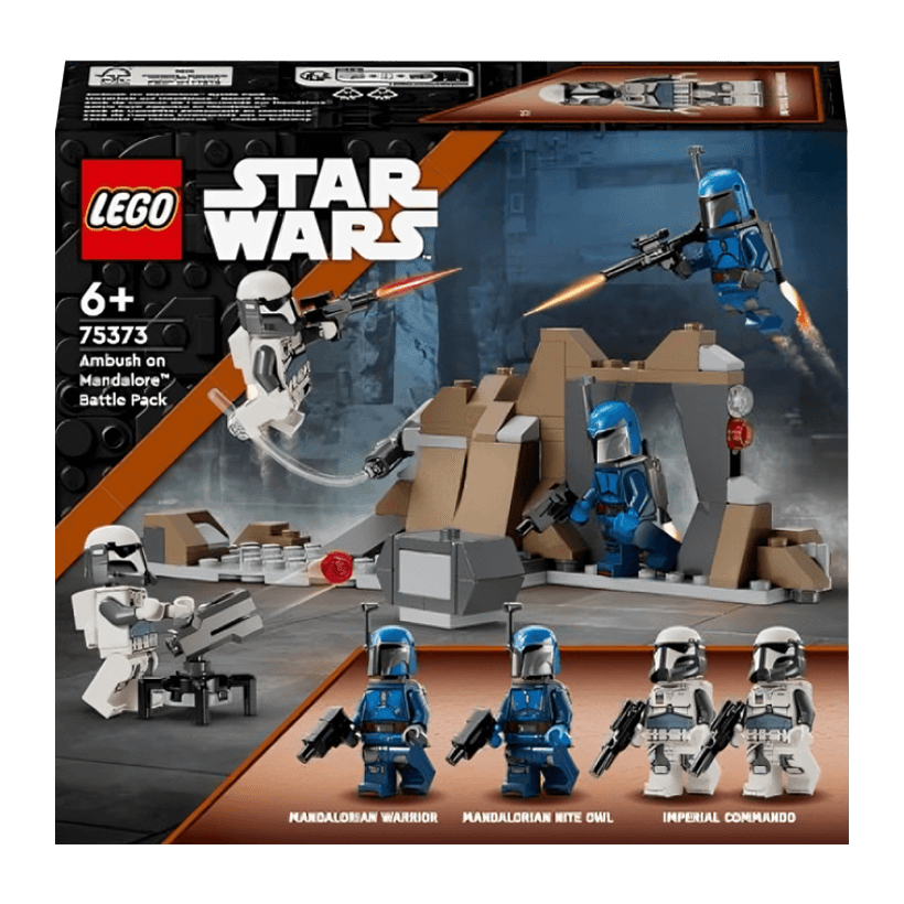 Конструктор Lego Бойовий Комплект Засідка на Мандалорі Star Wars 75373 Новий - Retromagaz