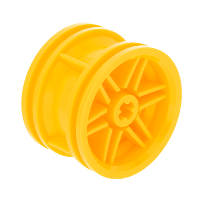Колесо Lego Диск 30.4mm D. x 20mm No Pin Holes and Reinforced Rim 56145 4490139 6286380 Yellow 10шт Б/У - Retromagaz