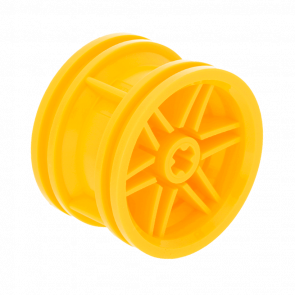 Колесо Lego Диск 30.4mm D. x 20mm No Pin Holes and Reinforced Rim 56145 4490139 6286380 Yellow 10шт Б/У