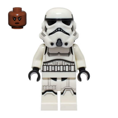 Фігурка Lego Імперія Imperial Stormtrooper Female Medium Brown Head Star Wars sw1326 75387 Б/У - Retromagaz