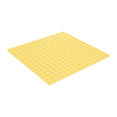 Пластина Lego Обычная 16 x 16 91405 6035620 Bright Light Yellow Б/У - Retromagaz