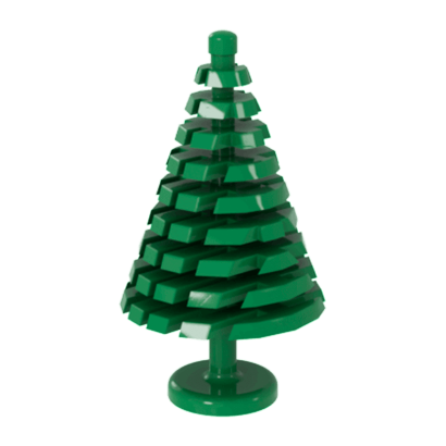 Растение Lego Дерево Pine Large 4 x 4 x 6 2/3 3471 52211 347128 6248463 Green Б/У - Retromagaz